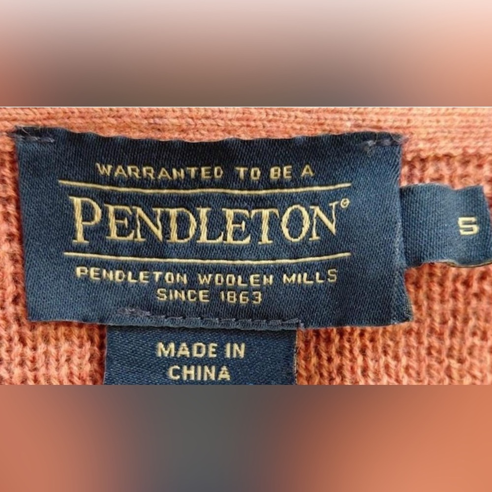 Pendleton Coral Knit Sweater - Picture 3 of 4